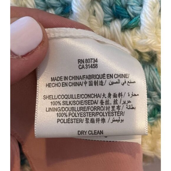 BCBGMaxAzria Blush Pink One Shoulder 100% Silk Ruffle Blouse Top Size S - Picture 10 of 15